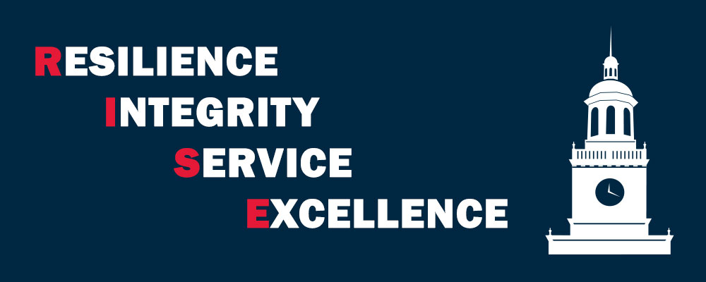 RISE Resilience Integrity Service Excellence